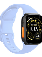 LUQ LUQ Apple Watch Bandje Siliconen Verstelbaar (49 mm) - Baby Blauw