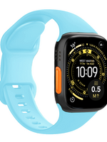 LUQ LUQ Apple Watch Bandje Siliconen Verstelbaar (49 mm) - Lichtblauw
