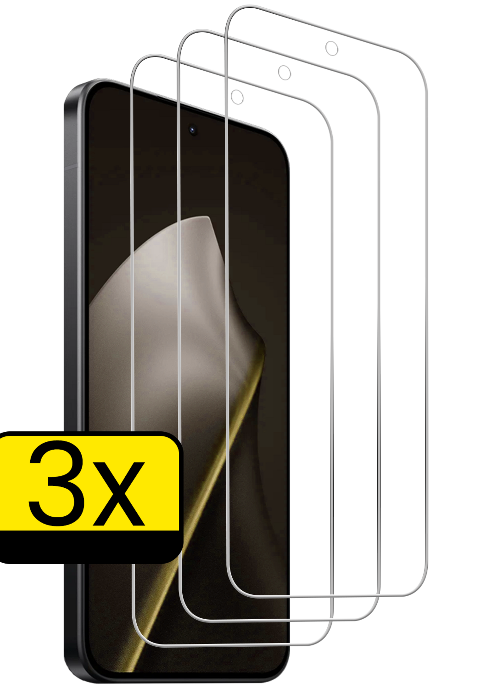 LUQ LUQ Xiaomi 15T Pro Screenprotector - 3 PACK