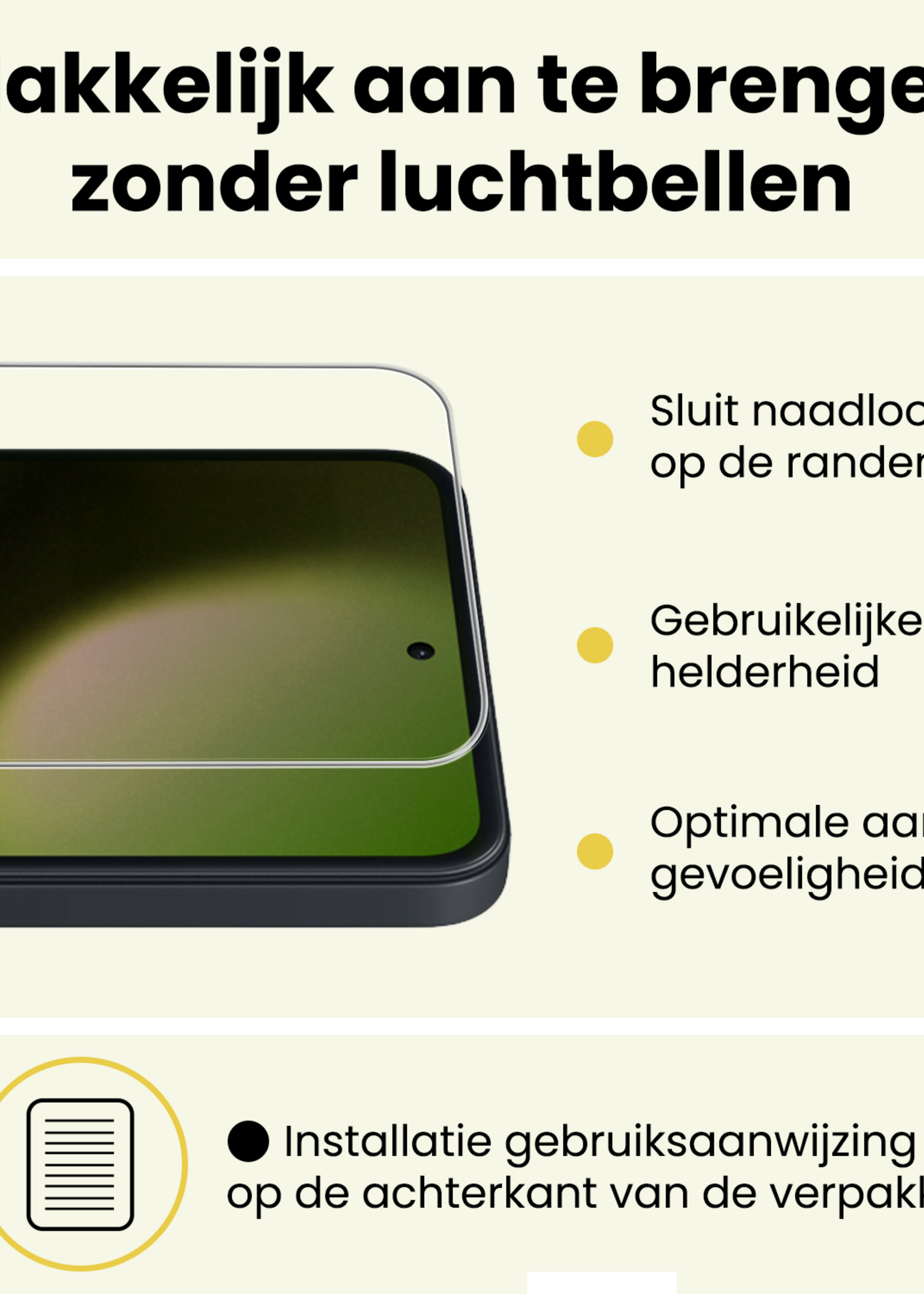 LUQ LUQ Nothing Phone (3a) Lite Screenprotector Glas