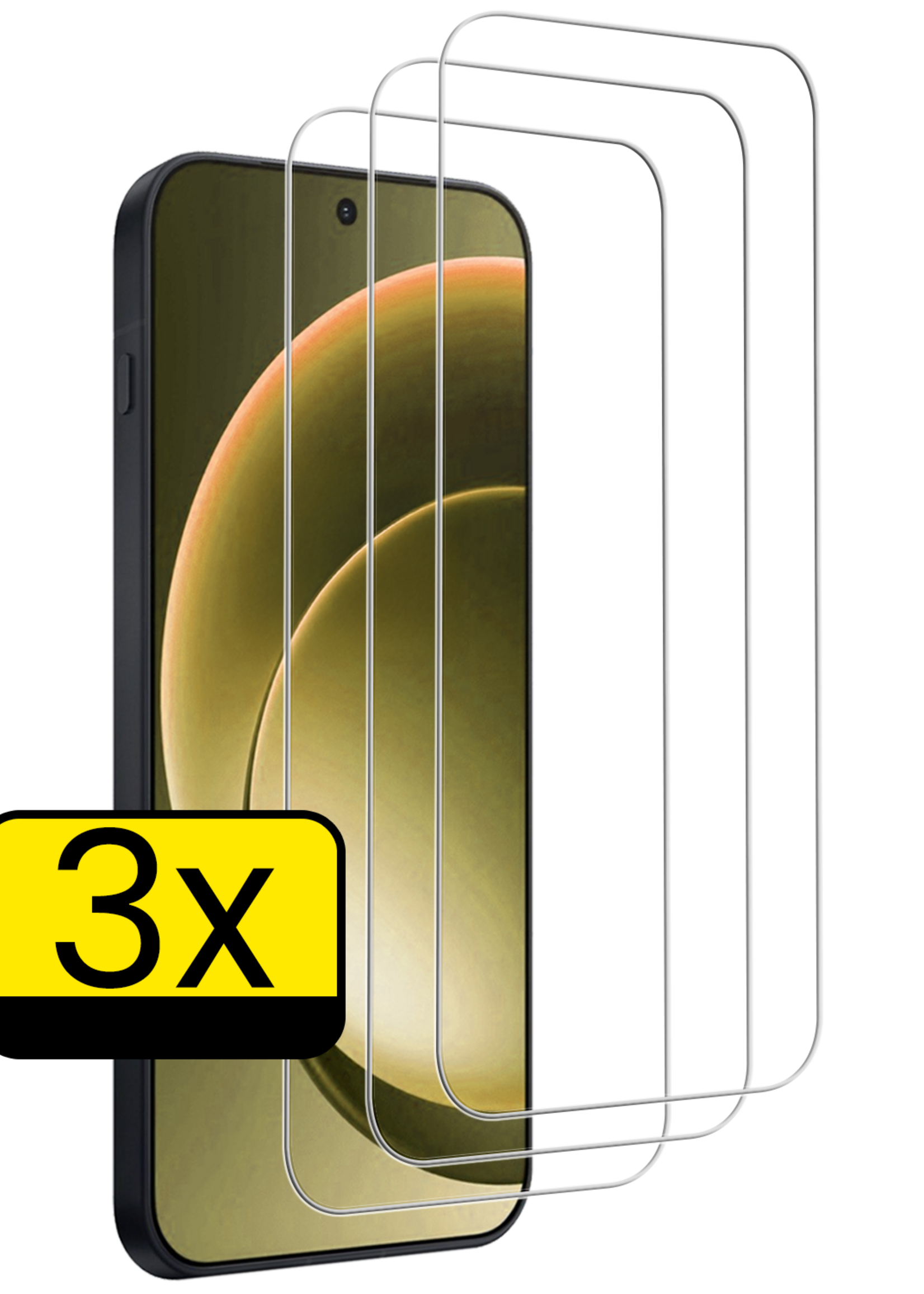 LUQ LUQ OnePlus 15 Screenprotector Glas - 3 PACK