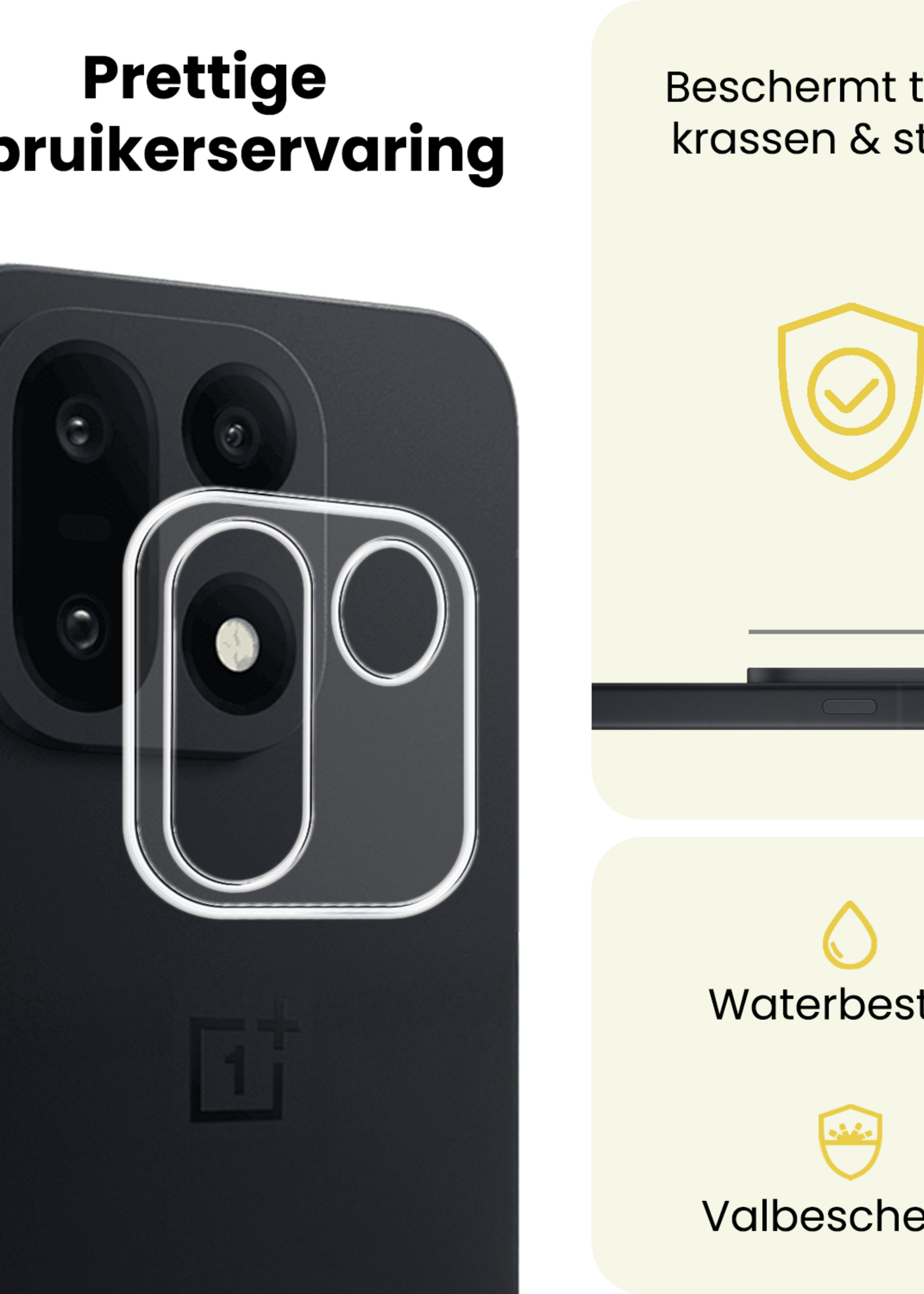 LUQ LUQ OnePlus 15 Camera Screenprotector - 3 PACK