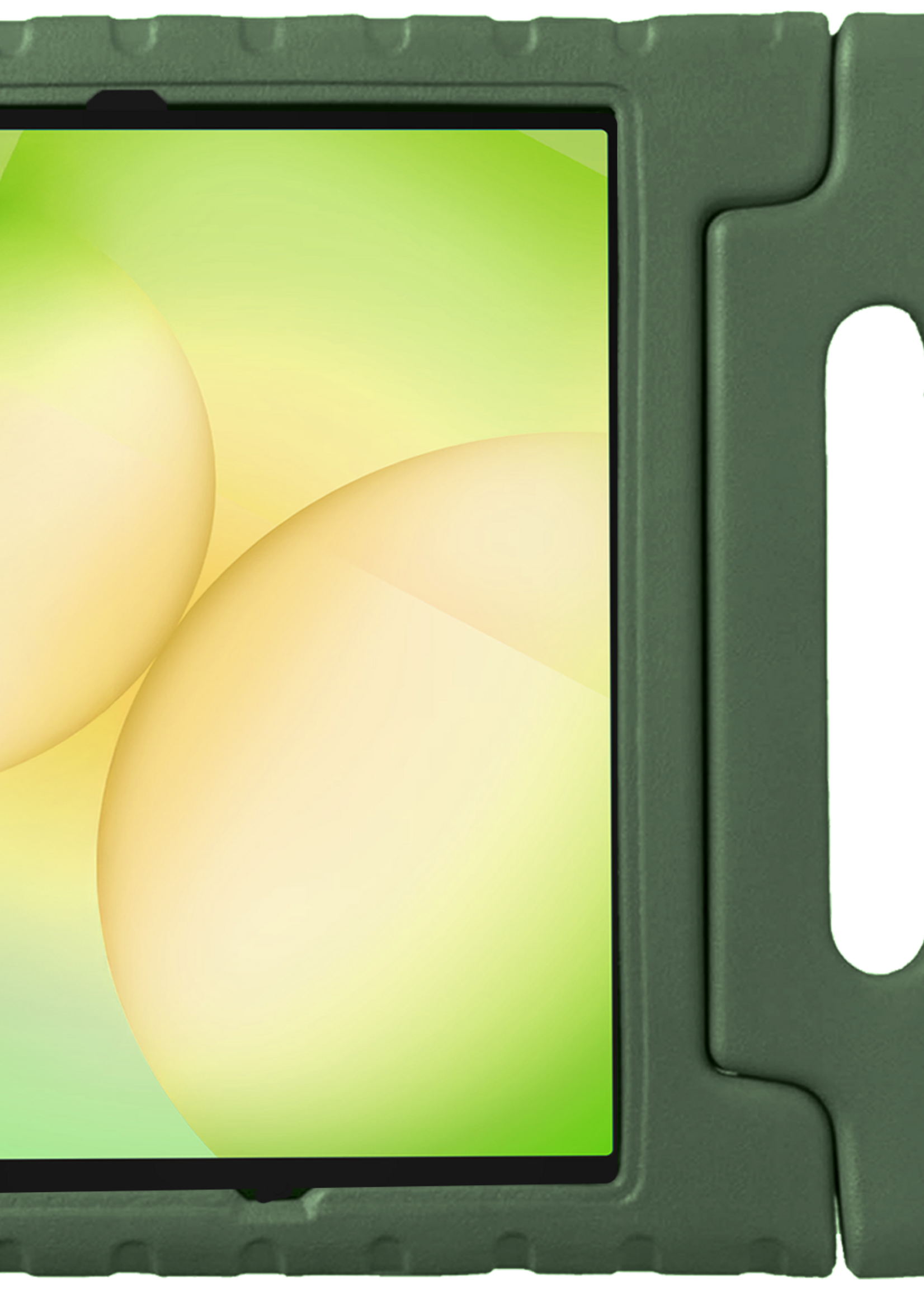 LUQ LUQ Samsung Galaxy Tab A11 Plus Kinderhoes - Donkergroen