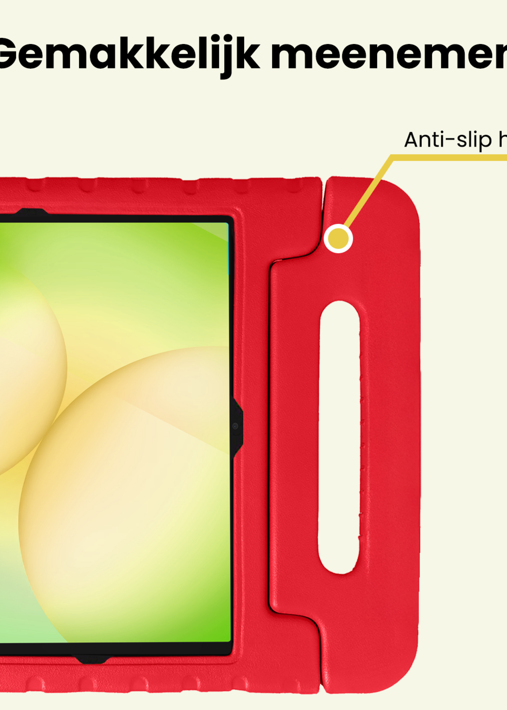 LUQ LUQ Samsung Galaxy Tab A11 Plus Kinderhoes - Rood