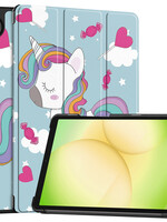 LUQ LUQ Samsung Galaxy Tab A11 Plus Hoes - Eenhoorn