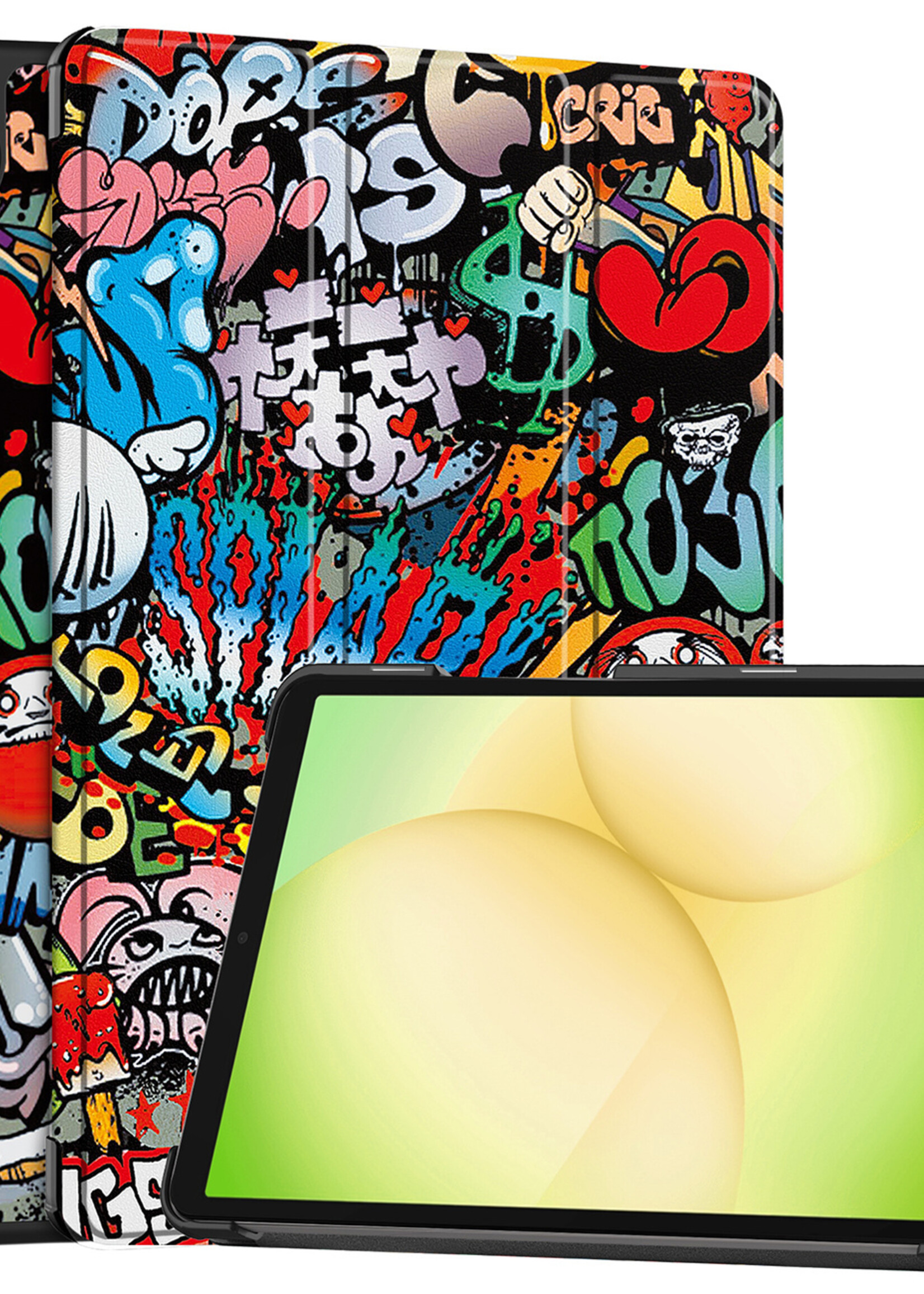 LUQ LUQ Samsung Galaxy Tab A11 Plus Hoes - Graffity