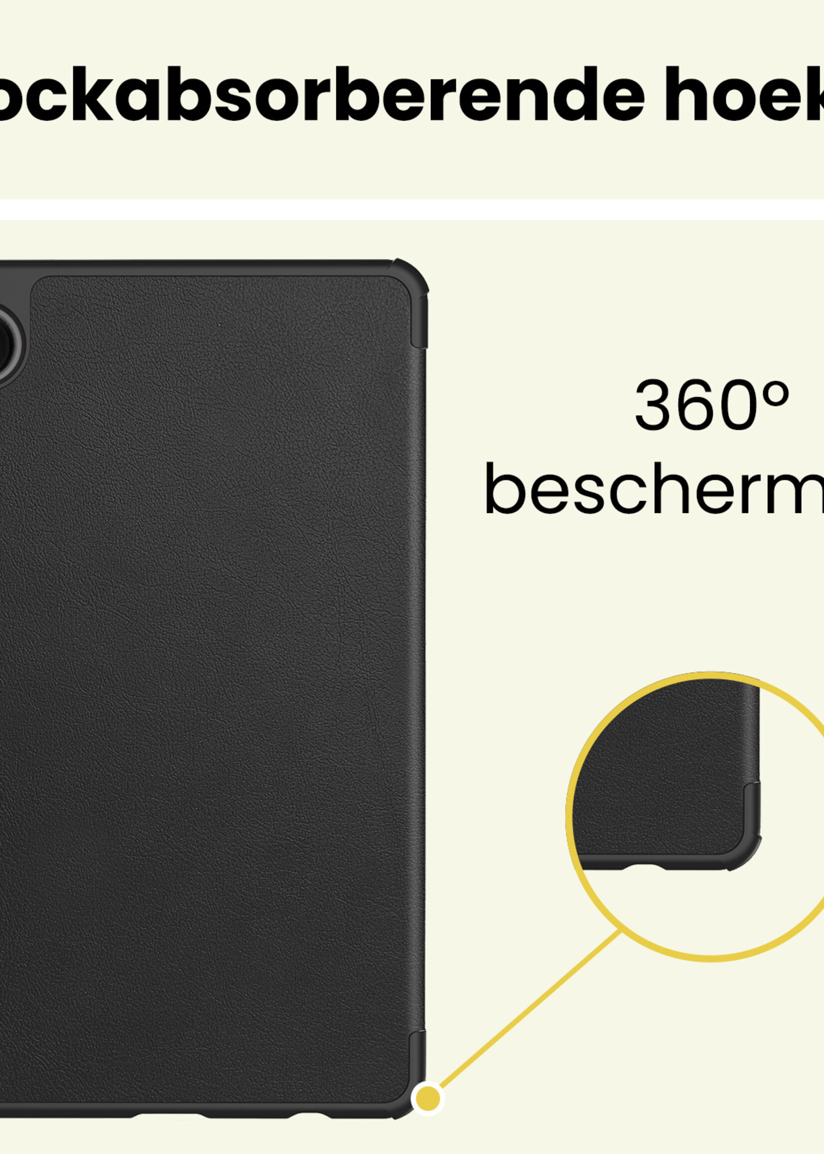 LUQ LUQ Samsung Galaxy Tab A11 Plus Hoes - Zwart