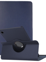 LUQ LUQ Samsung Galaxy Tab A11 Plus Hoes Draaibaar - Donkerblauw