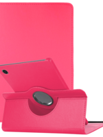 LUQ LUQ Samsung Galaxy Tab A11 Plus Hoes Draaibaar - Donkerroze