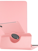 LUQ LUQ Samsung Galaxy Tab A11 Plus Hoes Draaibaar - Lichtroze