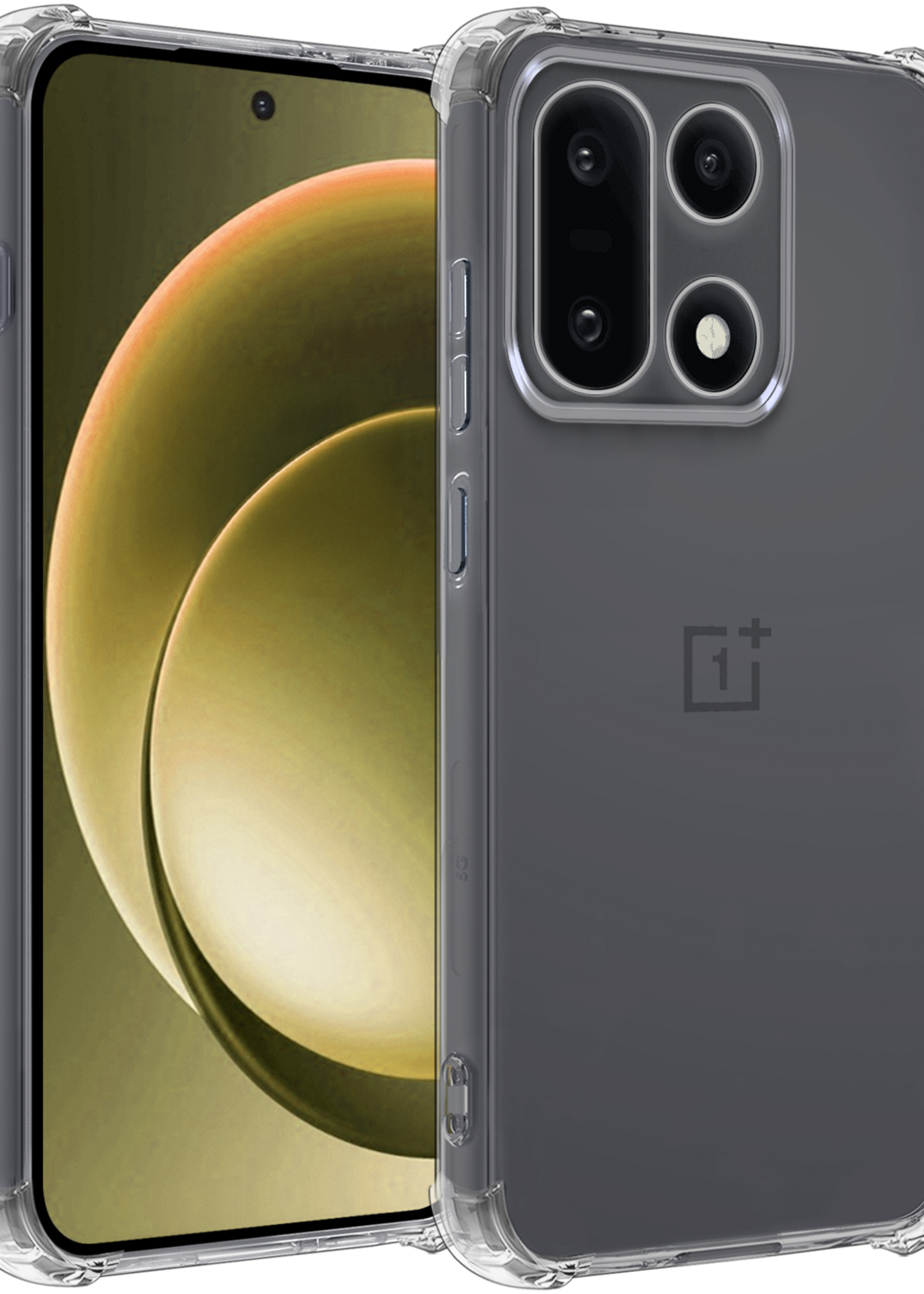 LUQ LUQ OnePlus 15 Hoesje Shockproof - Transparant