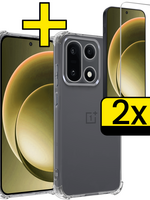 LUQ LUQ OnePlus 15 Hoesje Shockproof Met 2x Screenprotector
