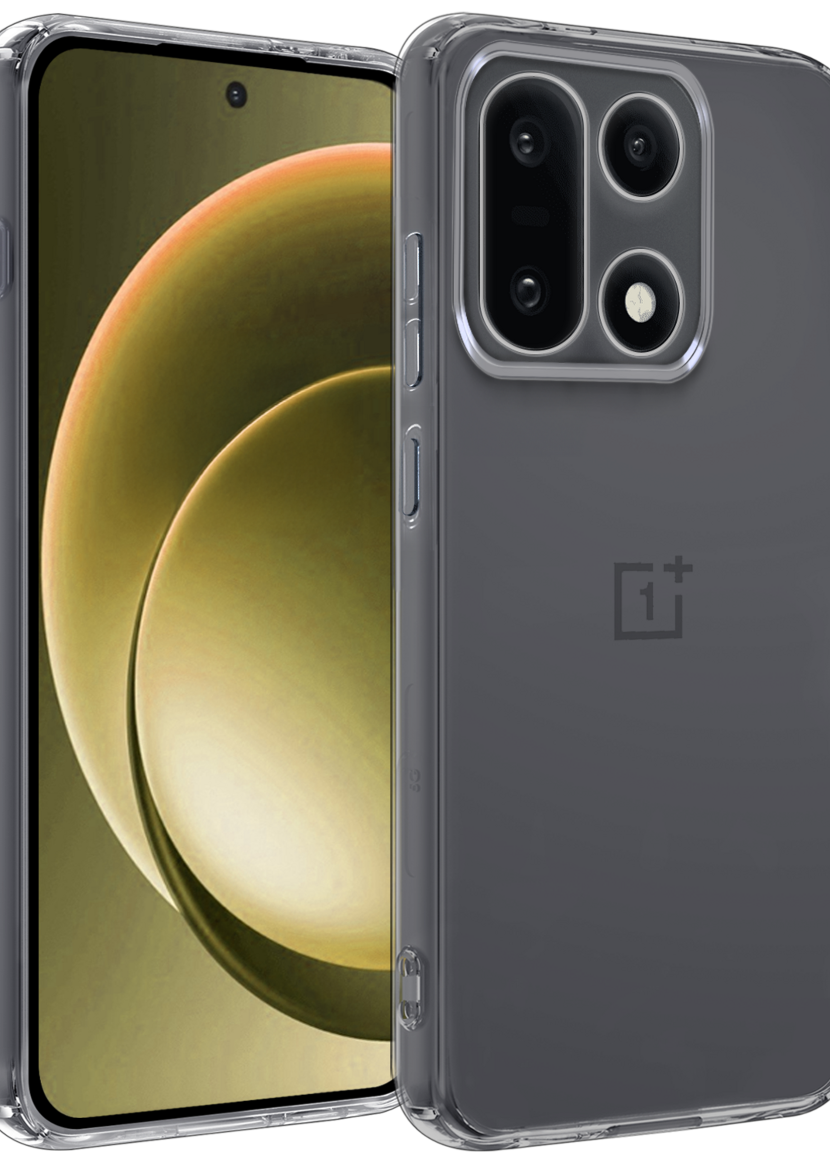 LUQ LUQ OnePlus 15 Hoesje Siliconen - Transparant