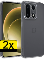 LUQ LUQ OnePlus 15 Hoesje Siliconen - Transparant - 2 PACK