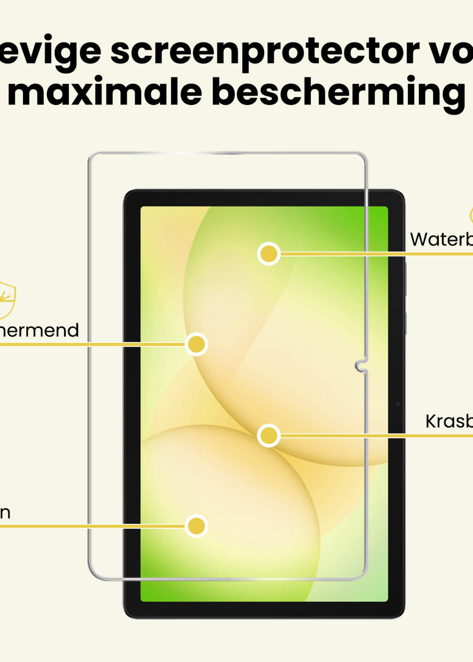 LUQ LUQ Samsung Galaxy Tab A11 Plus Screenprotector