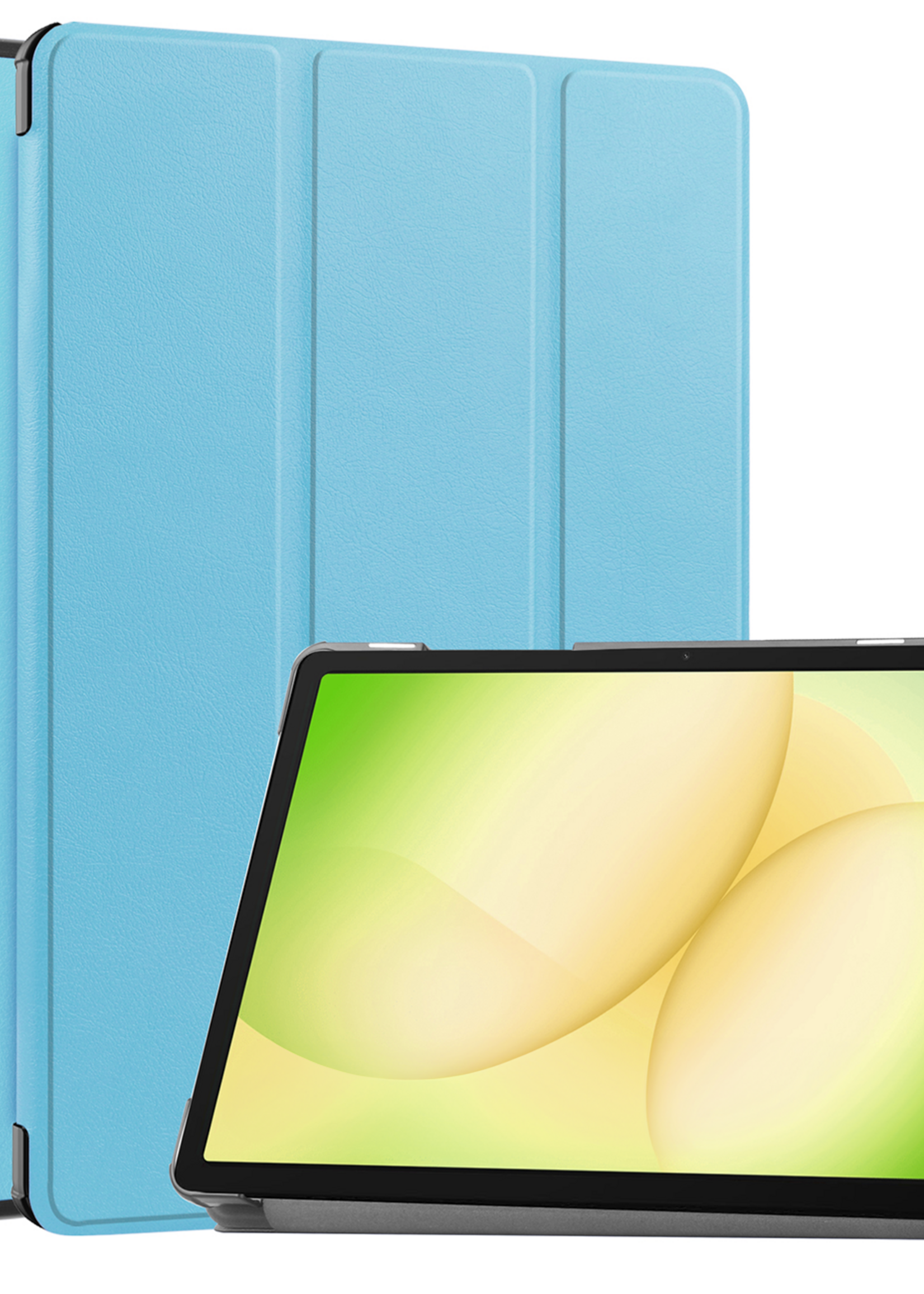 LUQ LUQ Samsung Galaxy Tab A11 Plus Hoes - Lichtblauw