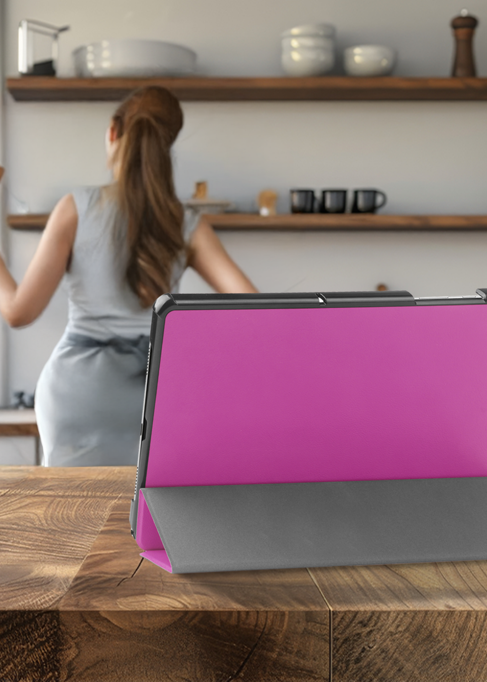 LUQ LUQ Samsung Galaxy Tab A11 Plus Hoes - Paars