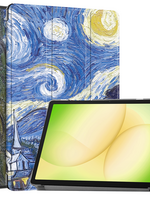 LUQ LUQ Samsung Galaxy Tab A11 Plus Hoes - Sterrenhemel