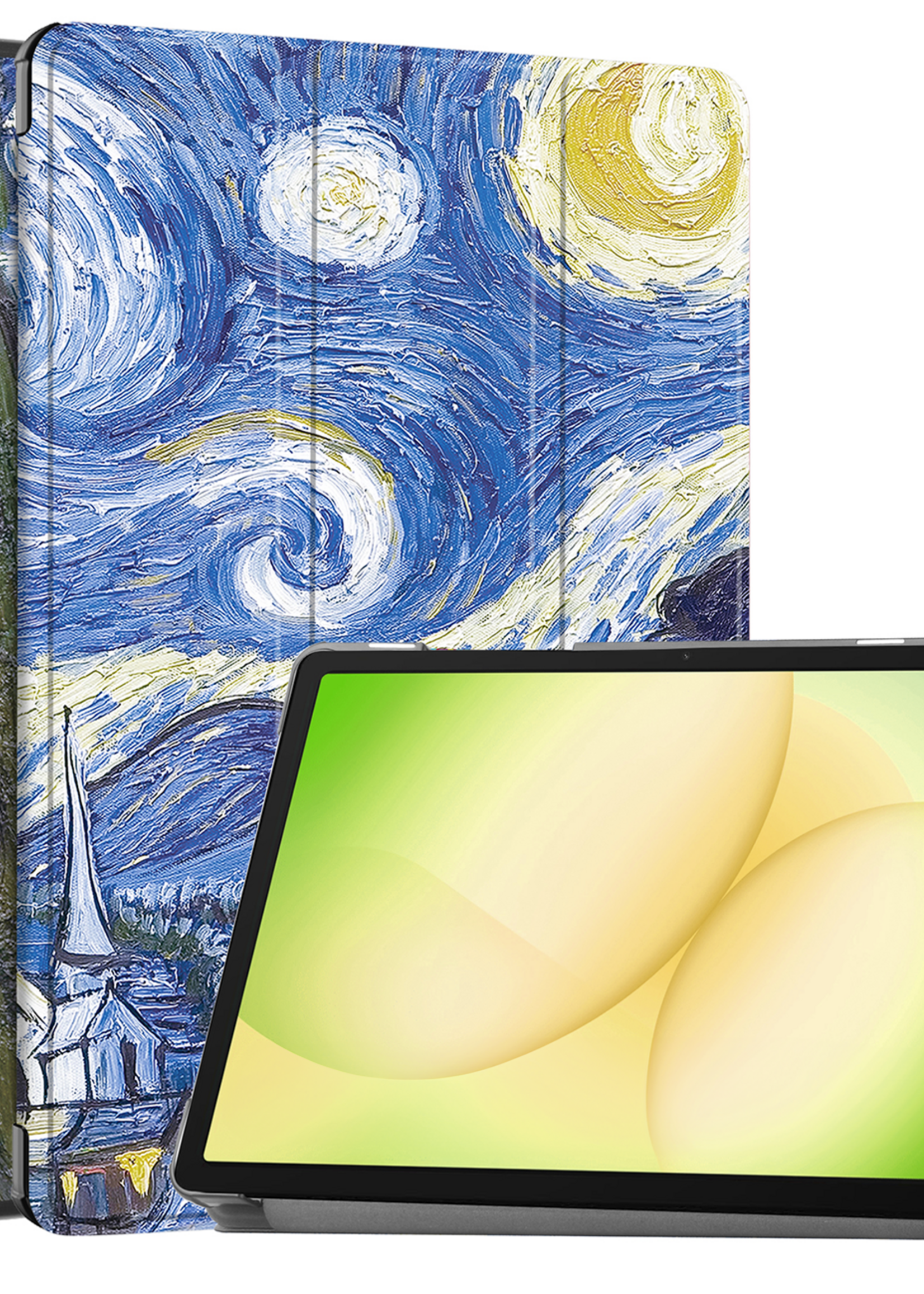 LUQ LUQ Samsung Galaxy Tab A11 Plus Hoes - Sterrenhemel