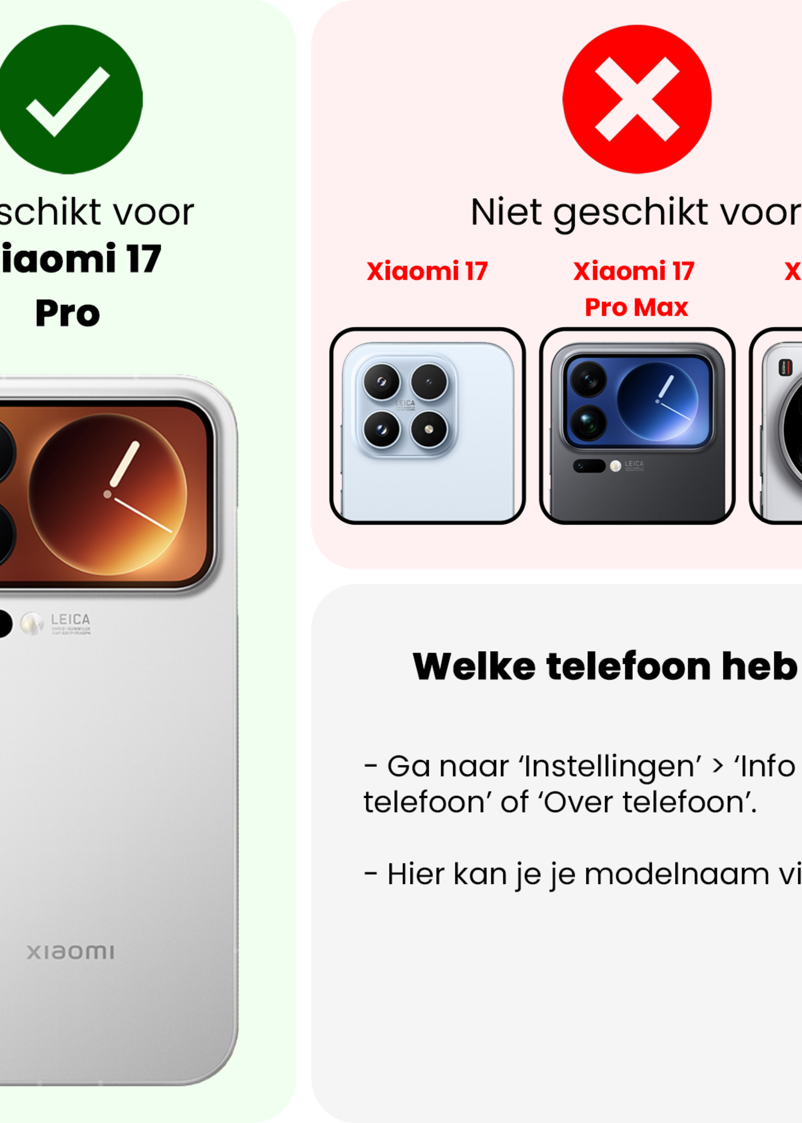 LUQ LUQ Xiaomi 17 Pro Screenprotector - 2 PACK