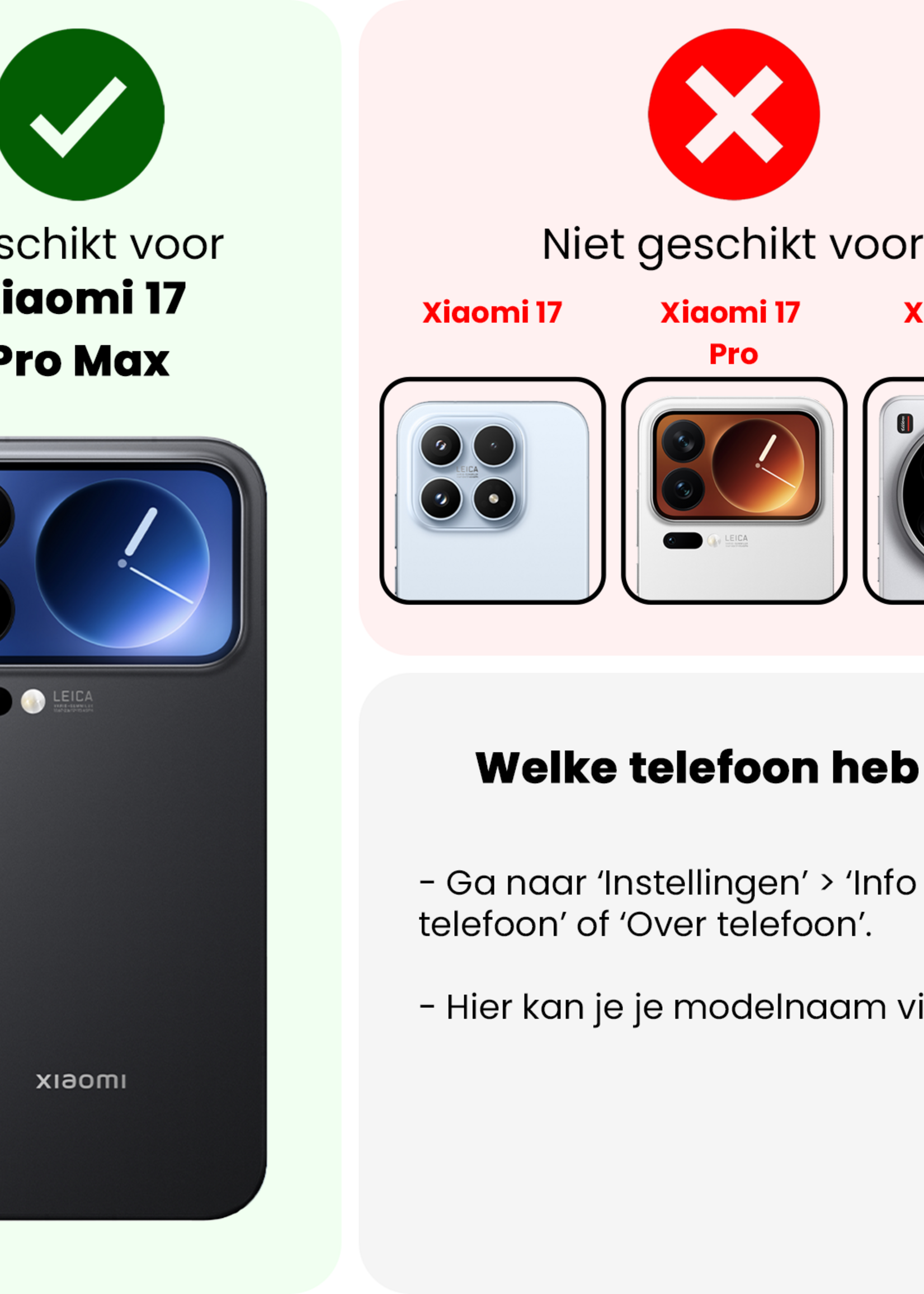 LUQ LUQ Xiaomi 17 Pro Max Screenprotector