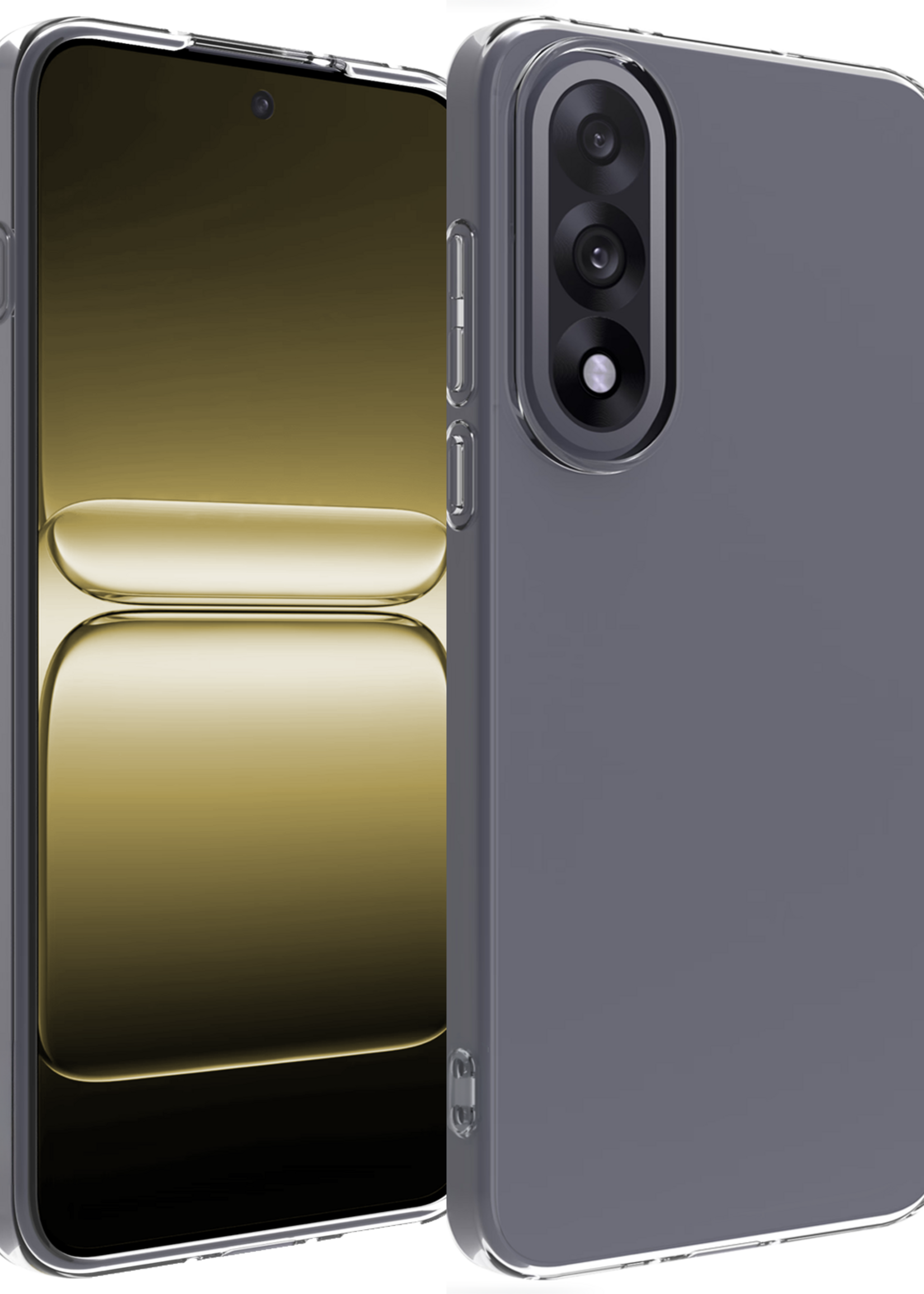 LUQ LUQ OnePlus Nord 5 Hoesje Siliconen - Transparant