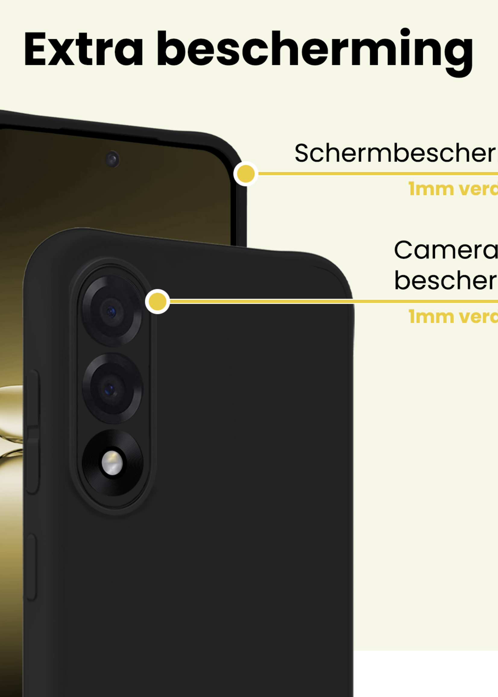 LUQ LUQ OnePlus Nord 5 Hoesje Siliconen - Zwart