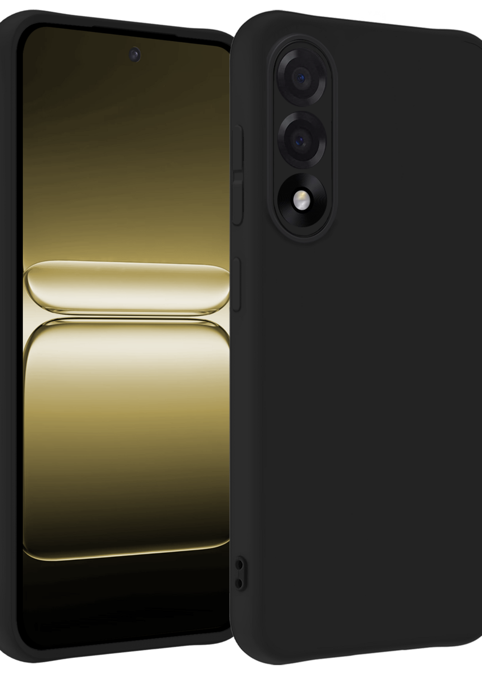 LUQ LUQ OnePlus Nord 5 Hoesje Siliconen - Zwart