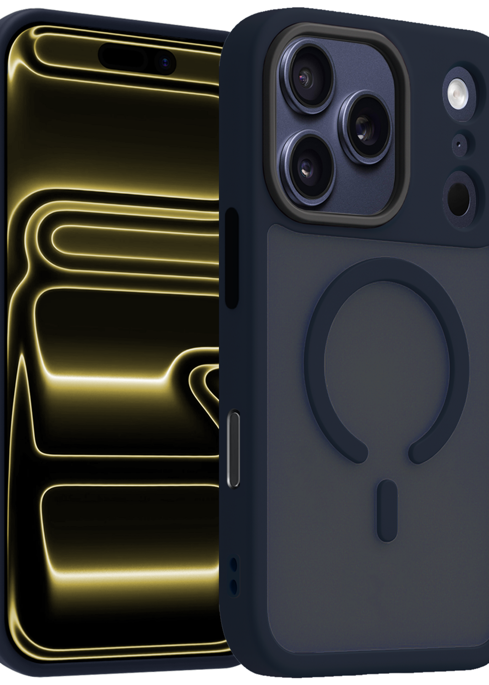 LUQ LUQ iPhone 17 Pro Magsafe Hoesje - Donkerblauw