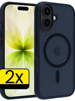 LUQ LUQ iPhone 17 Magsafe Hoesje - Donkerblauw - 2 PACK