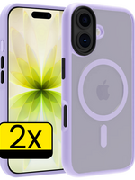 LUQ LUQ iPhone 17 Magsafe Hoesje - Lila - 2 PACK