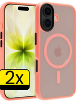 LUQ LUQ iPhone 17 Magsafe Hoesje - Perzik - 2 PACK