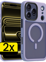 LUQ LUQ iPhone 17 Pro Max Magsafe Hoesje - Lila - 2 PACK