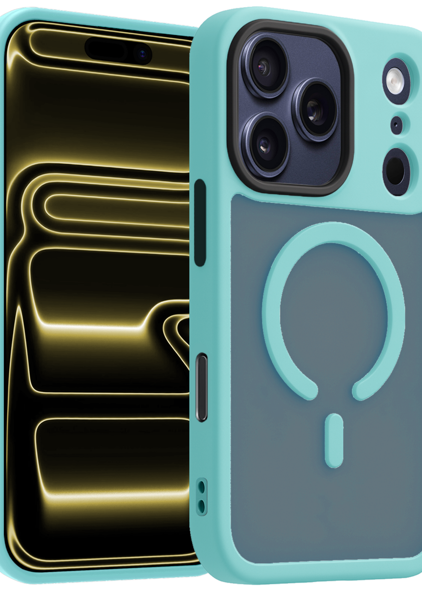 LUQ LUQ iPhone 17 Pro Max Magsafe Hoesje - Lichtblauw