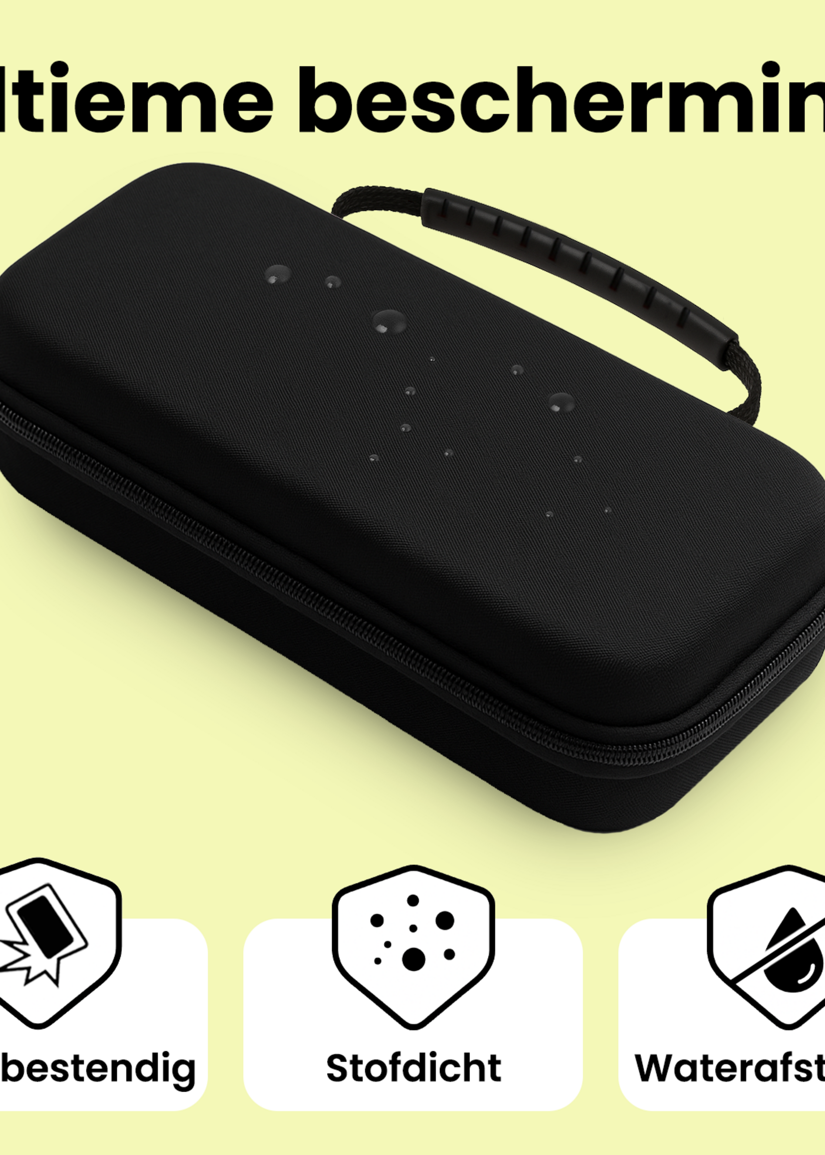 LUQ LUQ Hoesje Handvat Sony PlayStation Portal Remote Player - Zwart