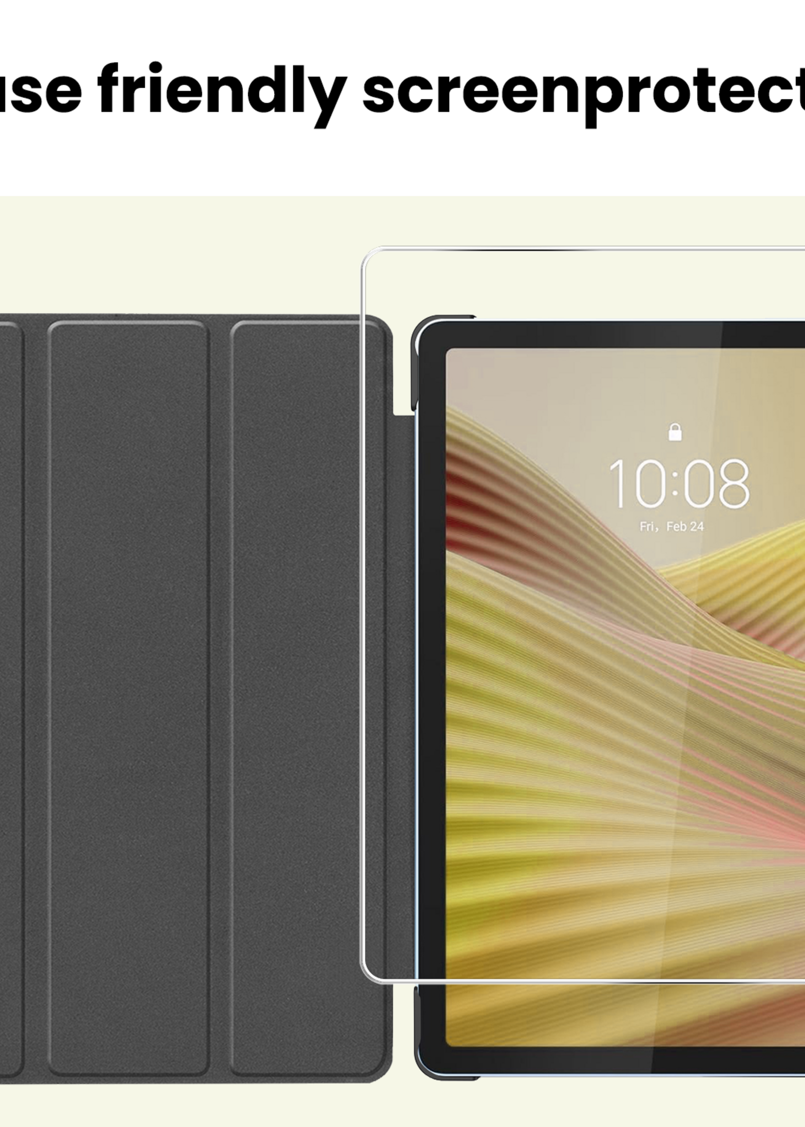 LUQ LUQ Lenovo Tab 10.1 inch Screenprotector - 2 PACK