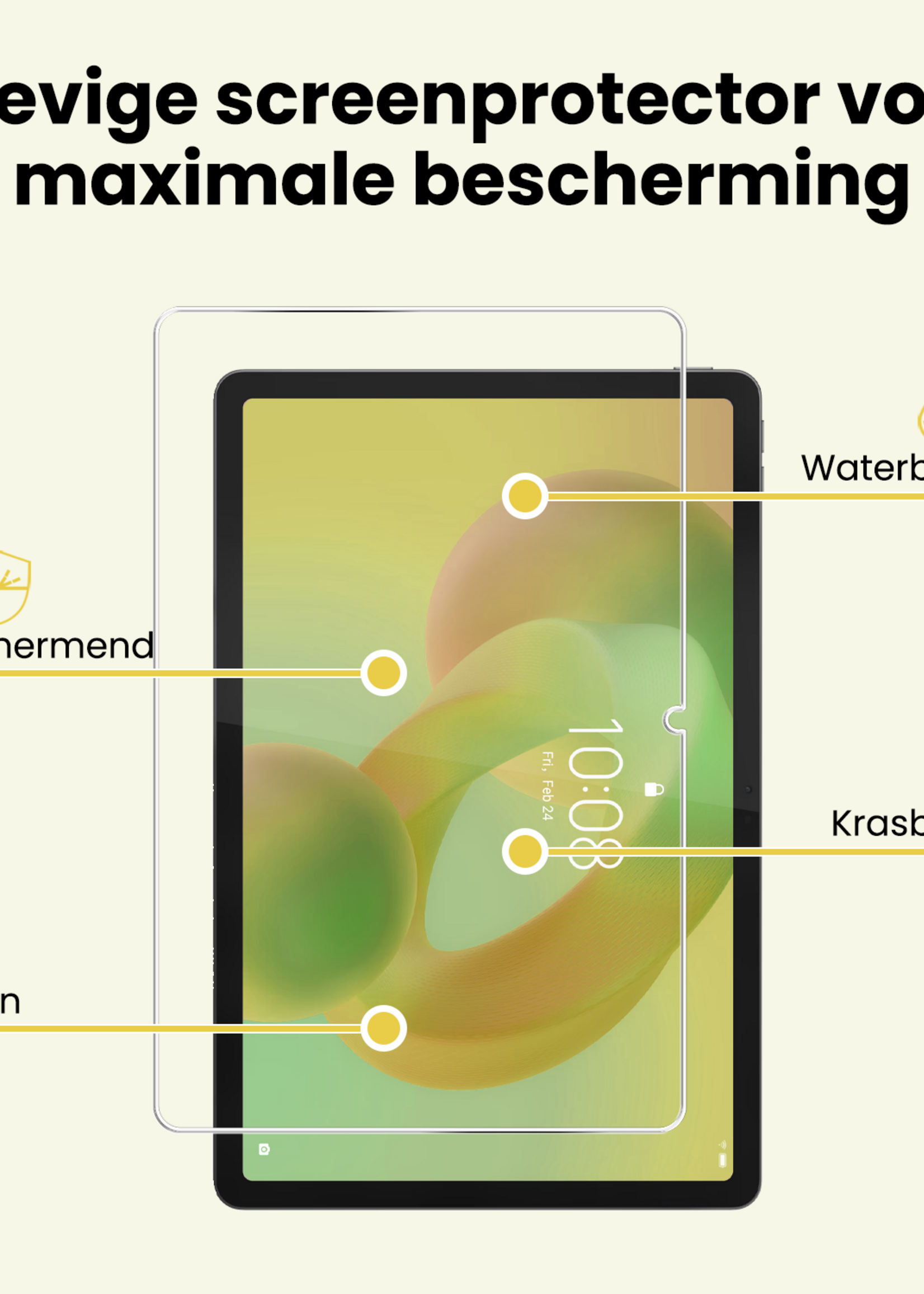 LUQ LUQ Lenovo Idea Tab Screenprotector - 2 PACK