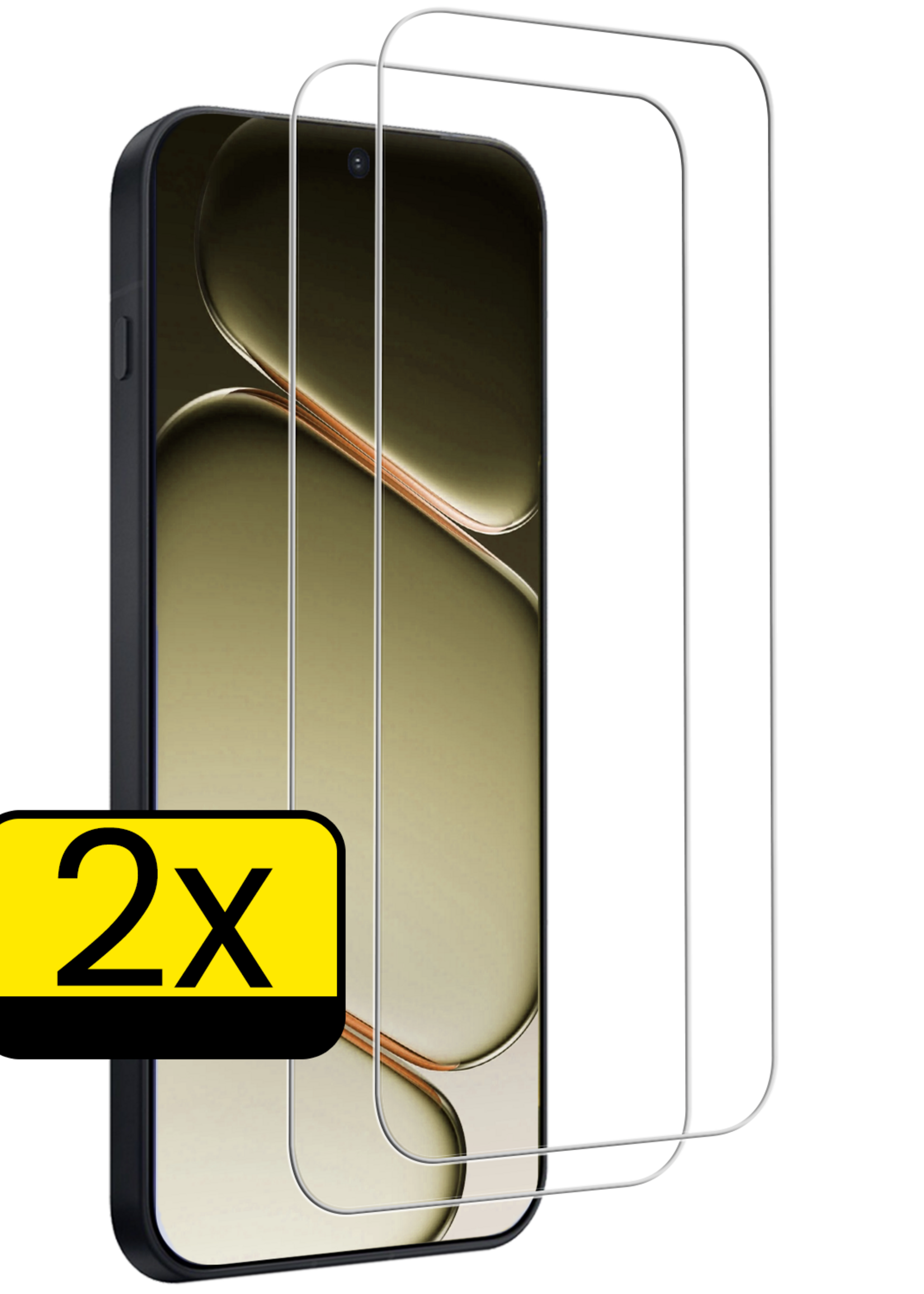 LUQ LUQ OnePlus 15R Screenprotector Glas - 2 PACK