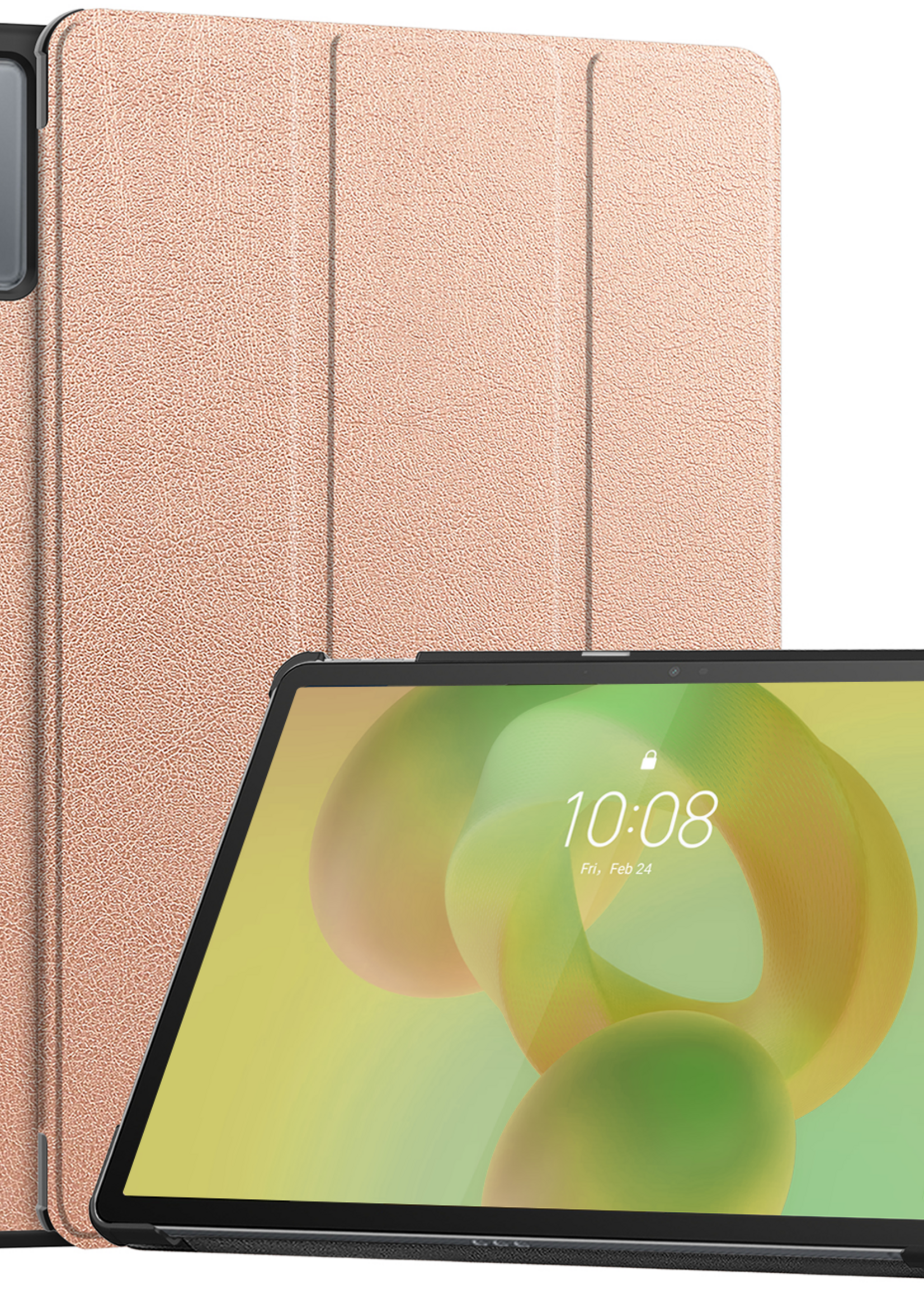 LUQ LUQ Lenovo Idea Tab Hoesje - Rose Goud