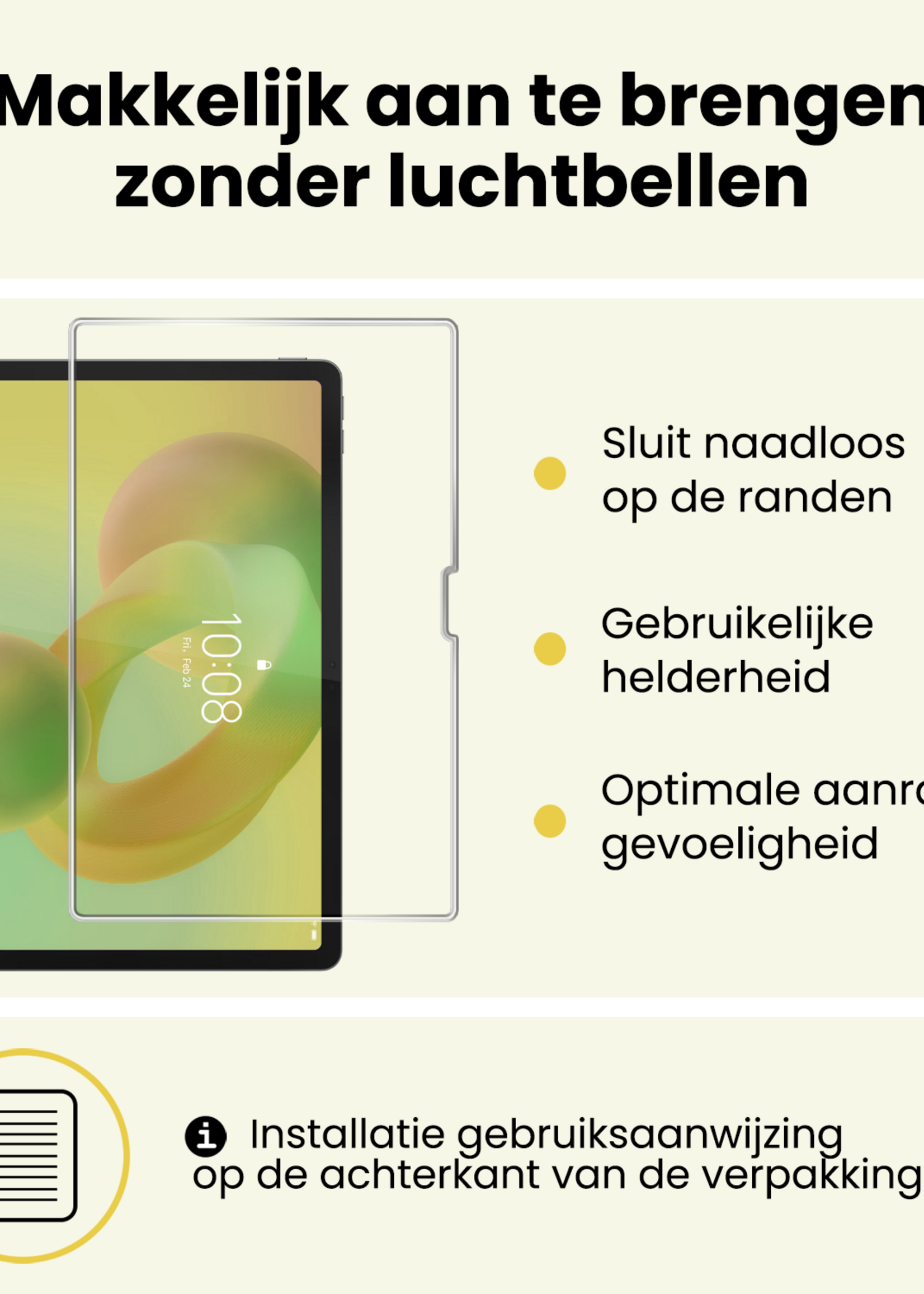 LUQ LUQ Lenovo Idea Tab Pro Hoesje - Grijs