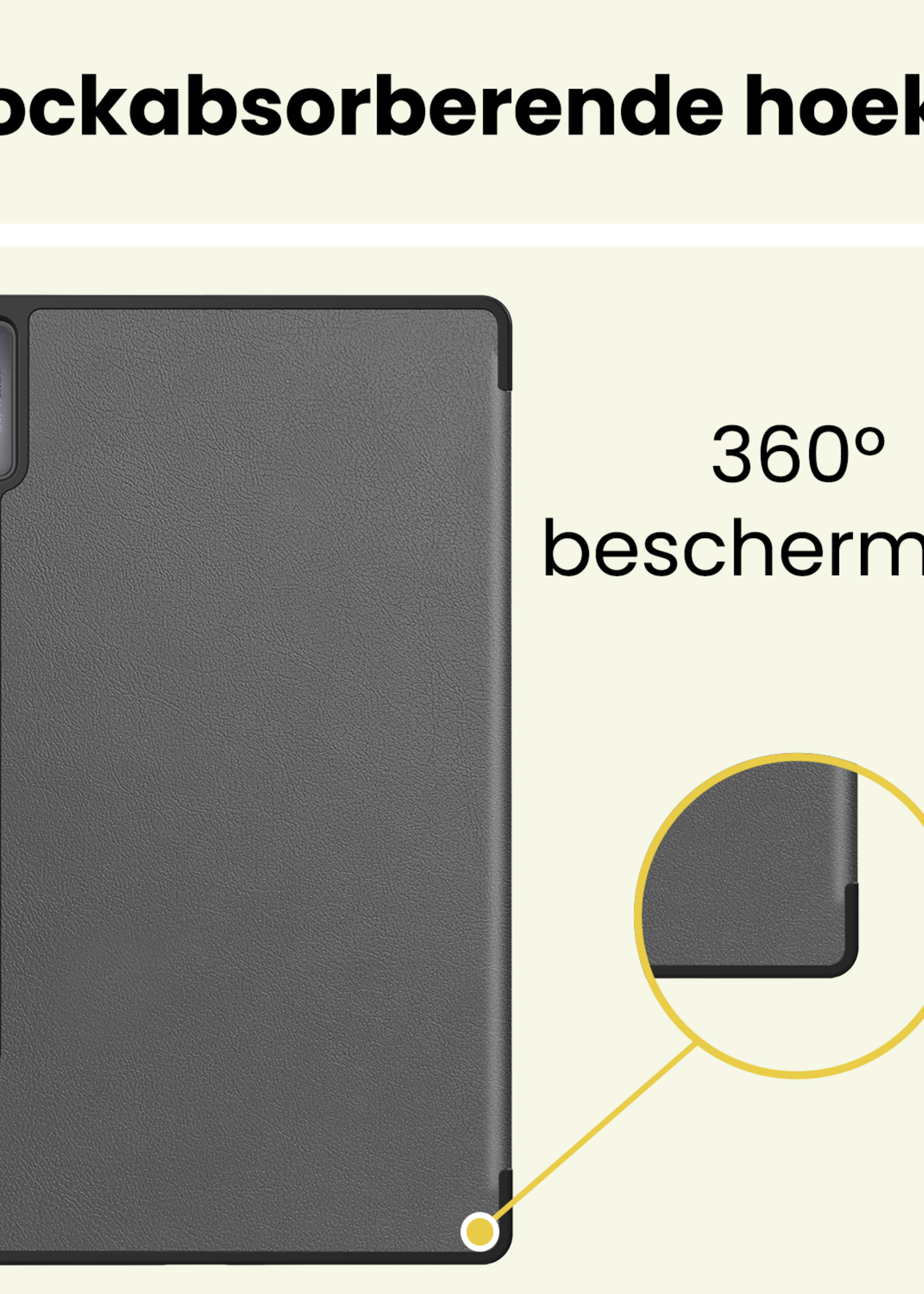 LUQ LUQ Lenovo Idea Tab Pro Hoesje - Grijs