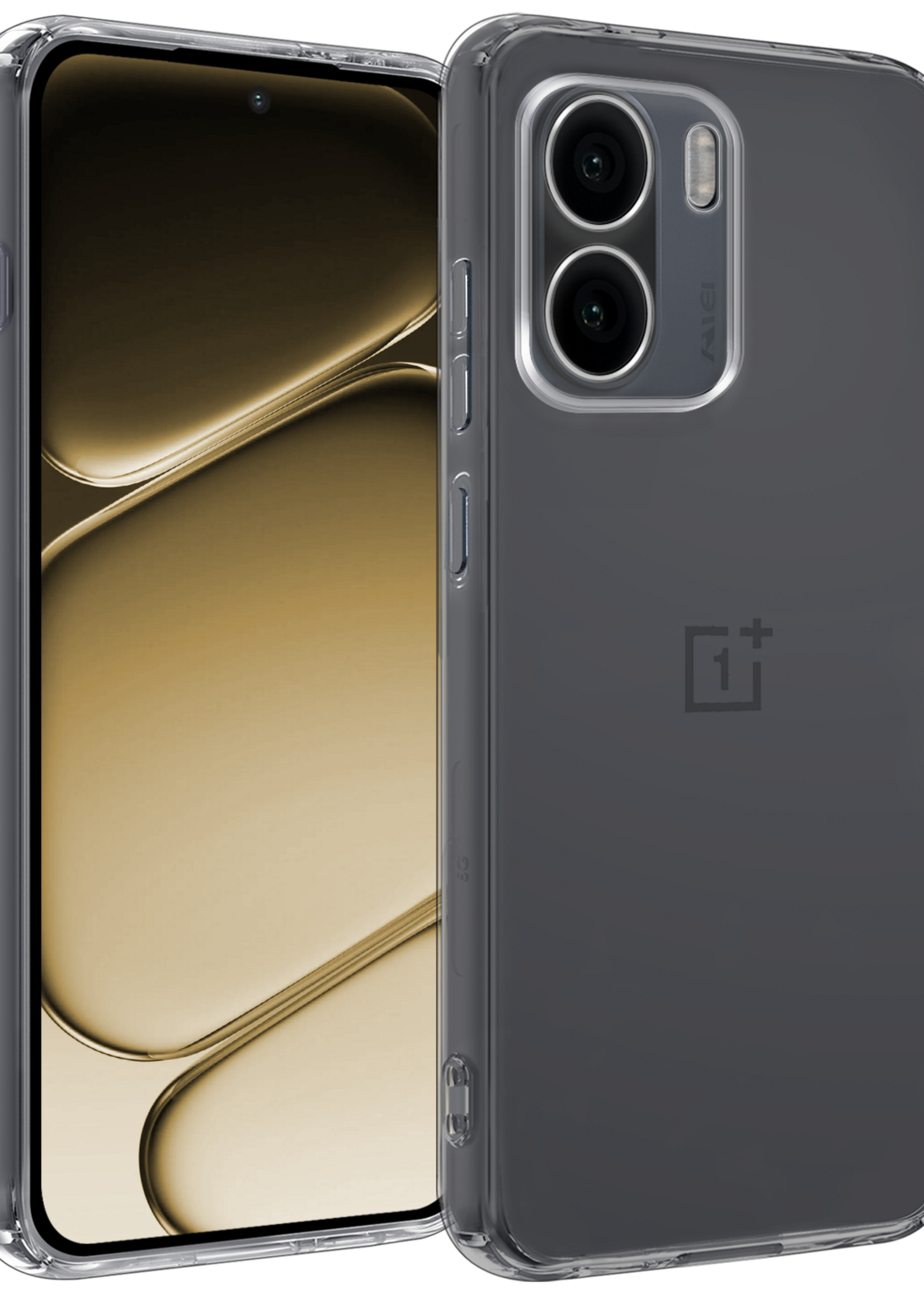 LUQ LUQ OnePlus 15R Hoesje Siliconen - Transparant