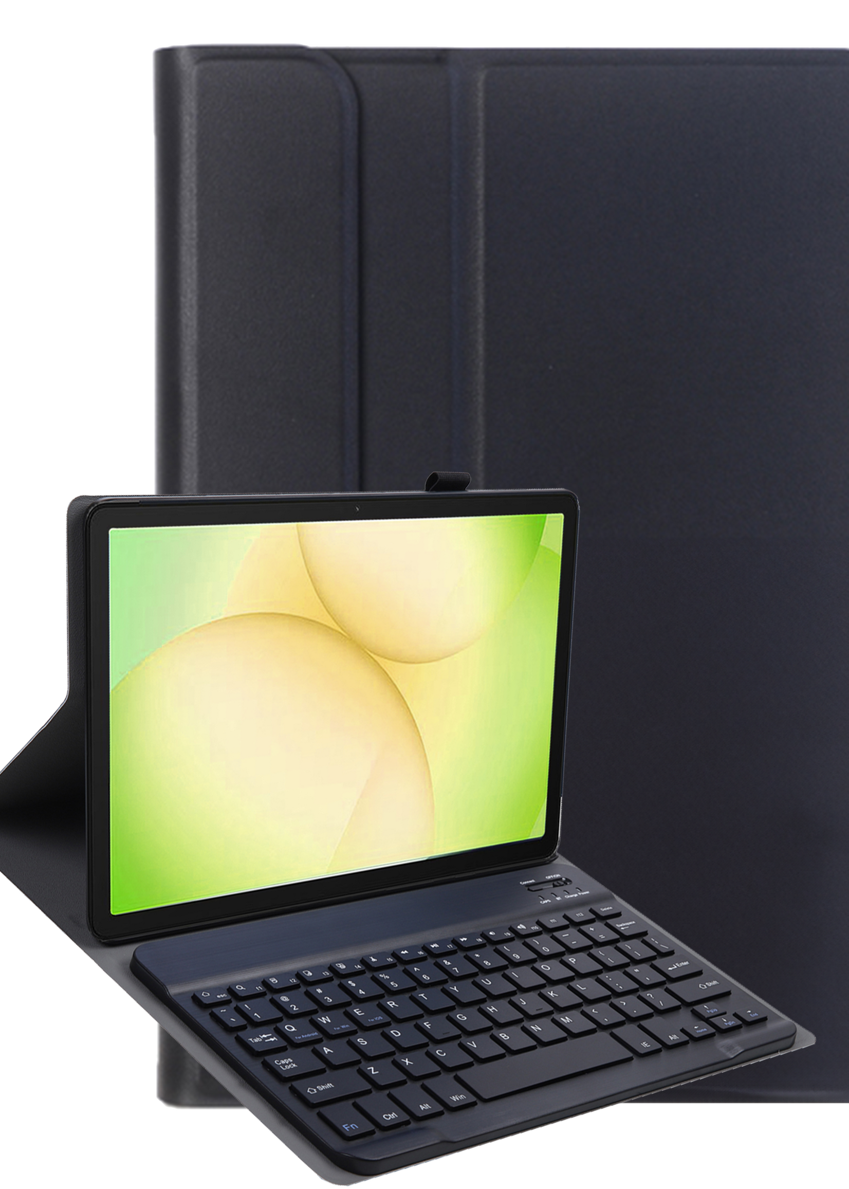 LUQ LUQ Samsung Galaxy Tab A11 Plus Toetsenbordhoes - Zwart