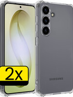 LUQ LUQ Samsung Galaxy S26 Hoesje Shockproof - Transparant - 2 PACK