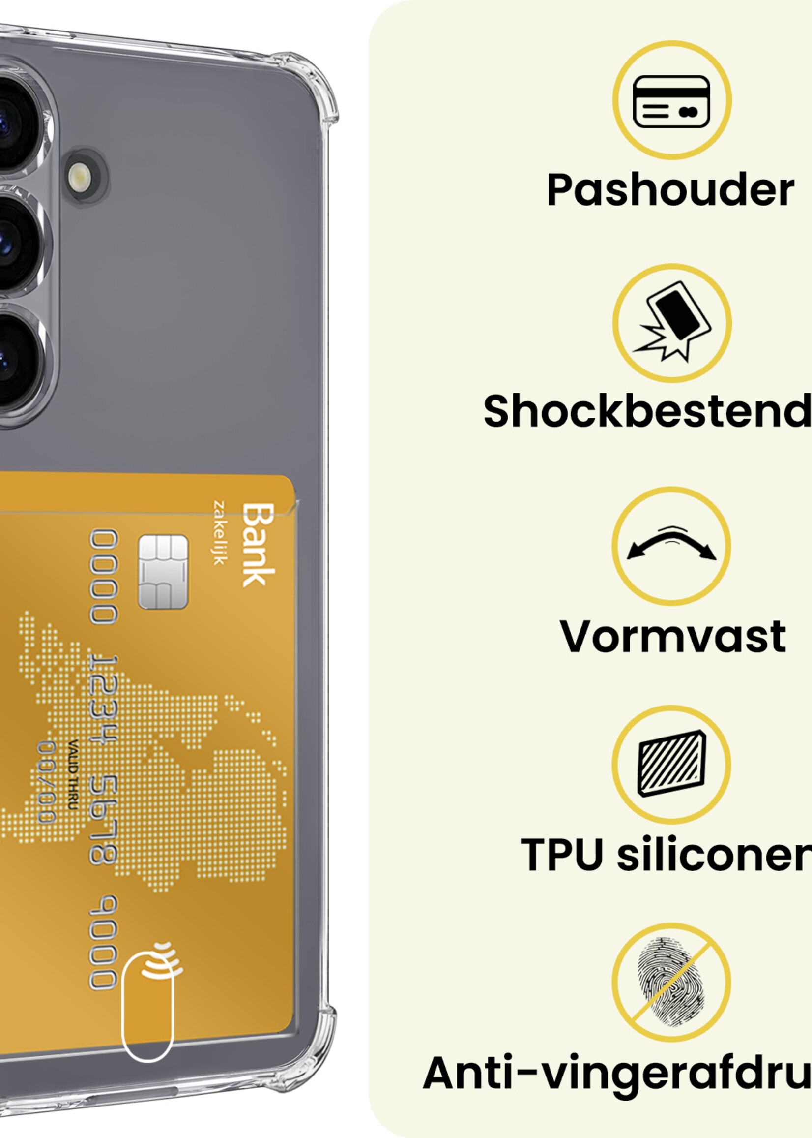 LUQ LUQ Samsung Galaxy S26 Hoesje Pashouder