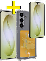LUQ LUQ Samsung Galaxy S26 Hoesje Pashouder Met Screenprotector
