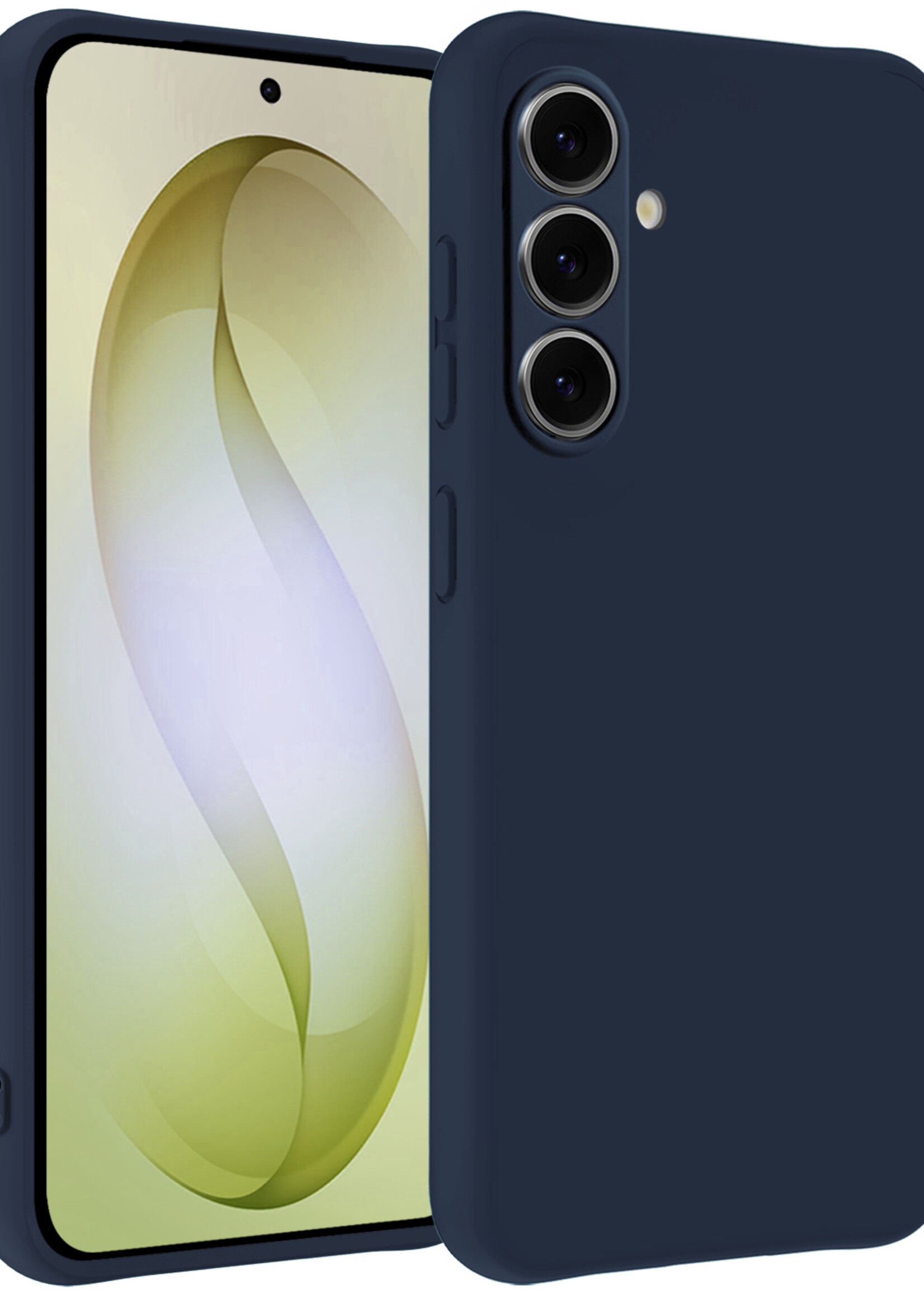 LUQ LUQ Samsung Galaxy S26 Hoesje Siliconen - Donkerblauw