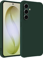 LUQ LUQ Samsung Galaxy S26 Hoesje Siliconen - Donkergroen