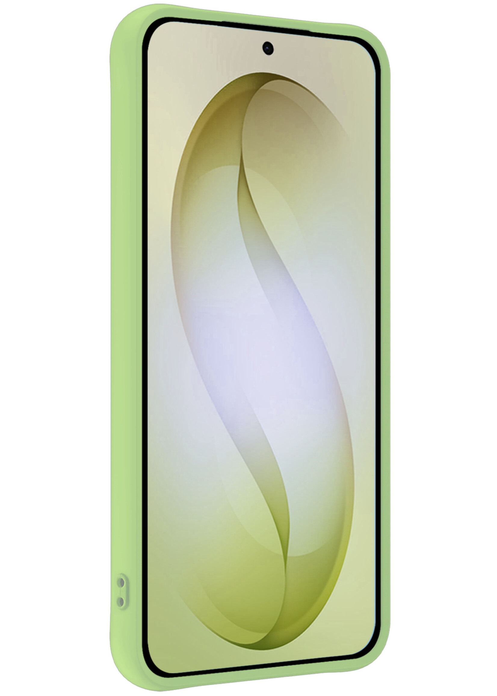 LUQ LUQ Samsung Galaxy S26 Hoesje Siliconen - Groen