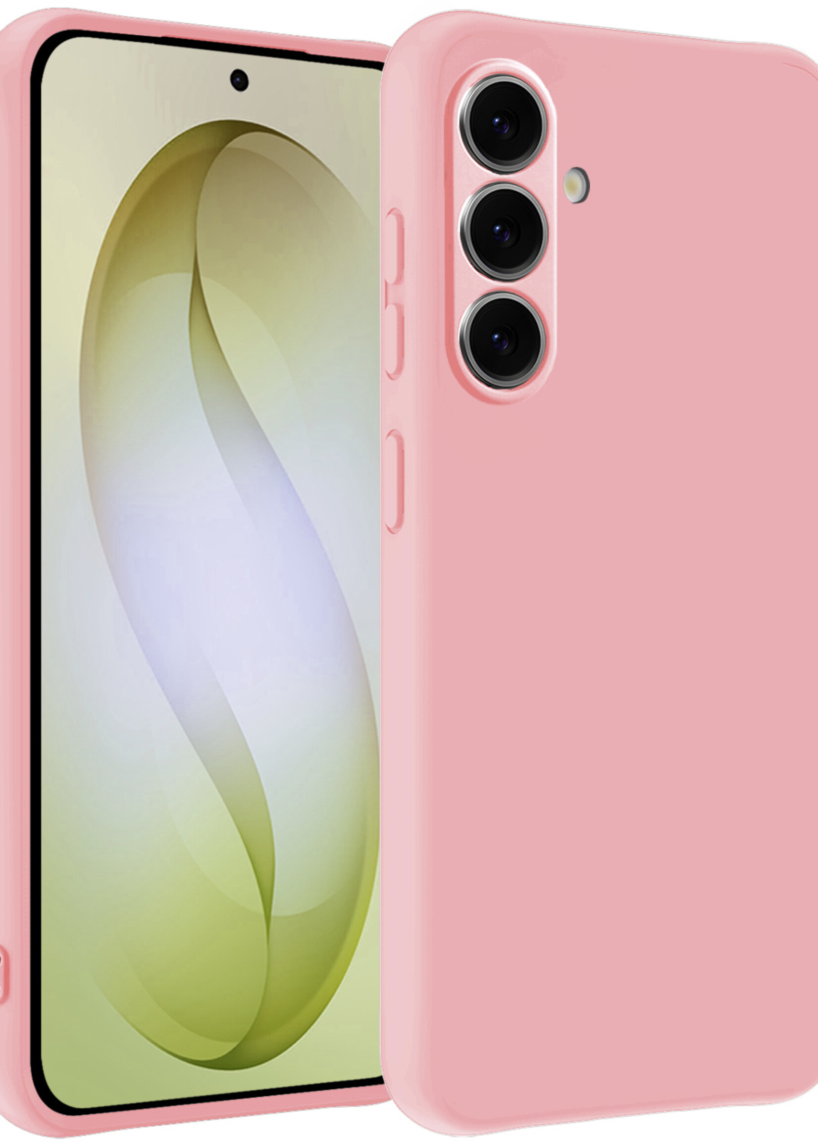 LUQ LUQ Samsung Galaxy S26 Hoesje Siliconen - Lichtroze